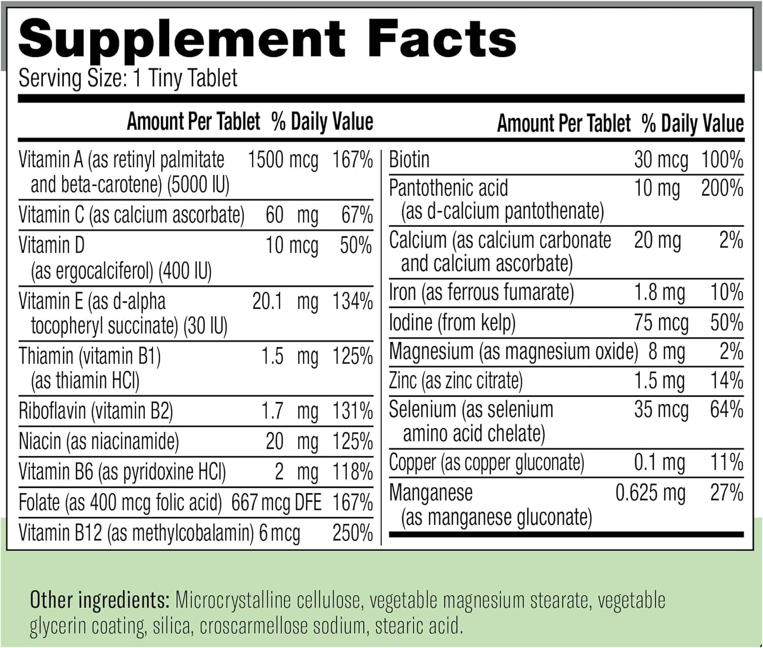 Freeda Multivitamin for Women and Men with Vitamin B1, B2, B6, B12, Folic Acid, and More, 250 Tablets
