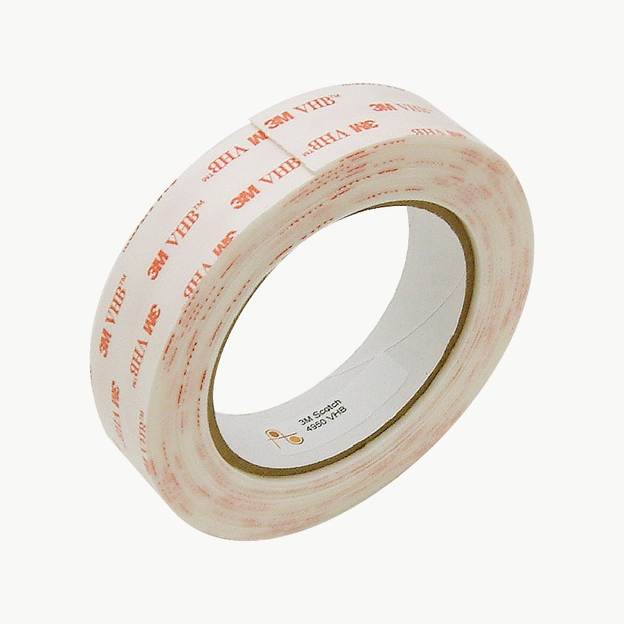 Tapes and Adhesives 6 in x 15 ft 3M VHB 4950 Heavy Duty Mounting Tape Permanent Bonding Tape Roll with Acrylic Foam Core 