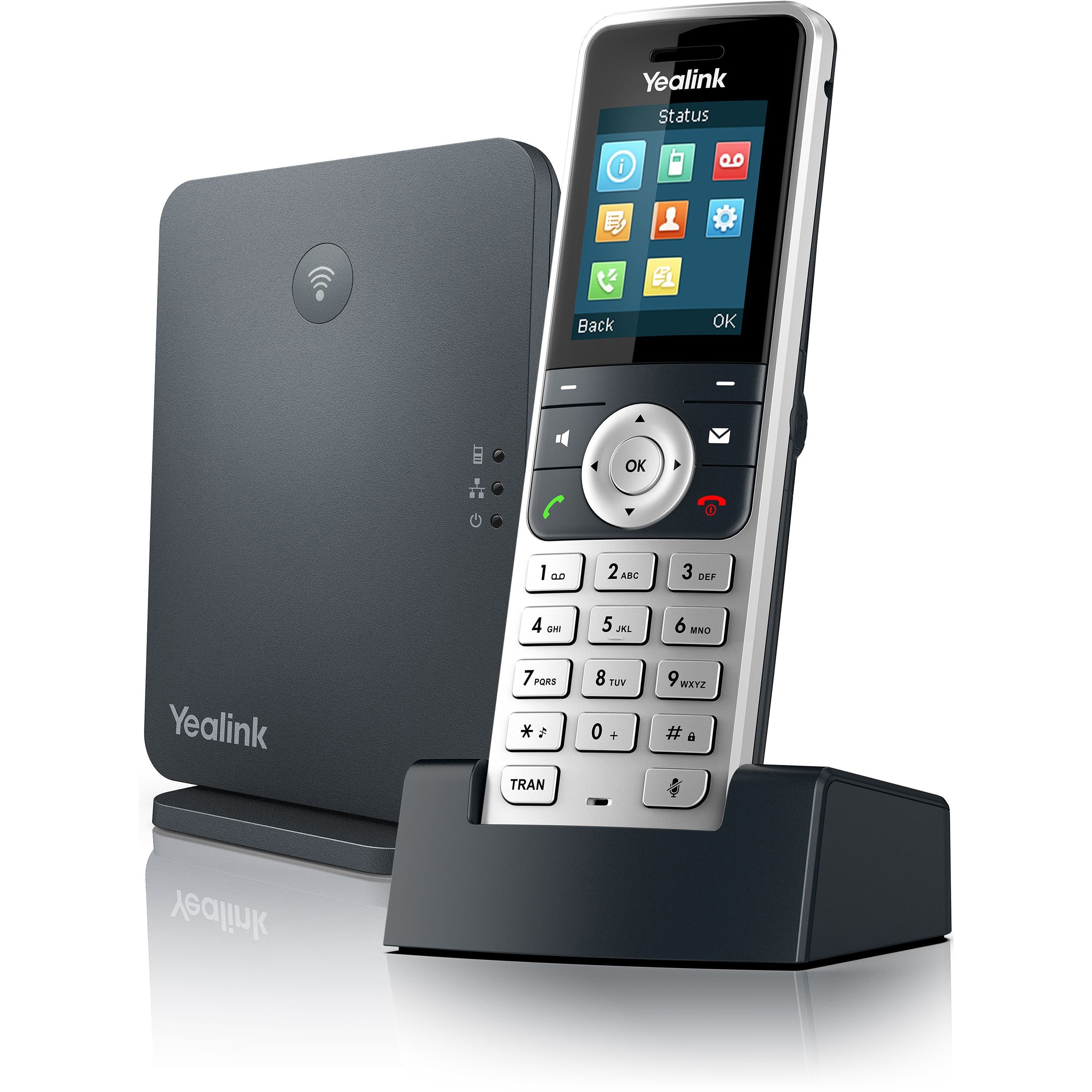 Yealink W53P IP Phone, Cordless, Corded, DECT, Wall Mountable, Desktop