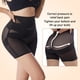 thumbnail image 2 of Minnieouse Moldeadores transpirables y fáciles de adelgazar para moldeadores de cuerpo, pantalones de Control de barriga, bragas de cintura alta Prendas para la parte inferior del cuerpo Negro+L, 2 of 6