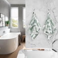 thumbnail image 6 of GZHJMY Christmas Tree Pattern Hand Towels Set of 2 Pack - 16 x 28 Inches Extra Absorbent Pure Washcloth Towels, Super Soft Hand Towel for Bathroom, Hotel, Kitchen, Gym, 6 of 7