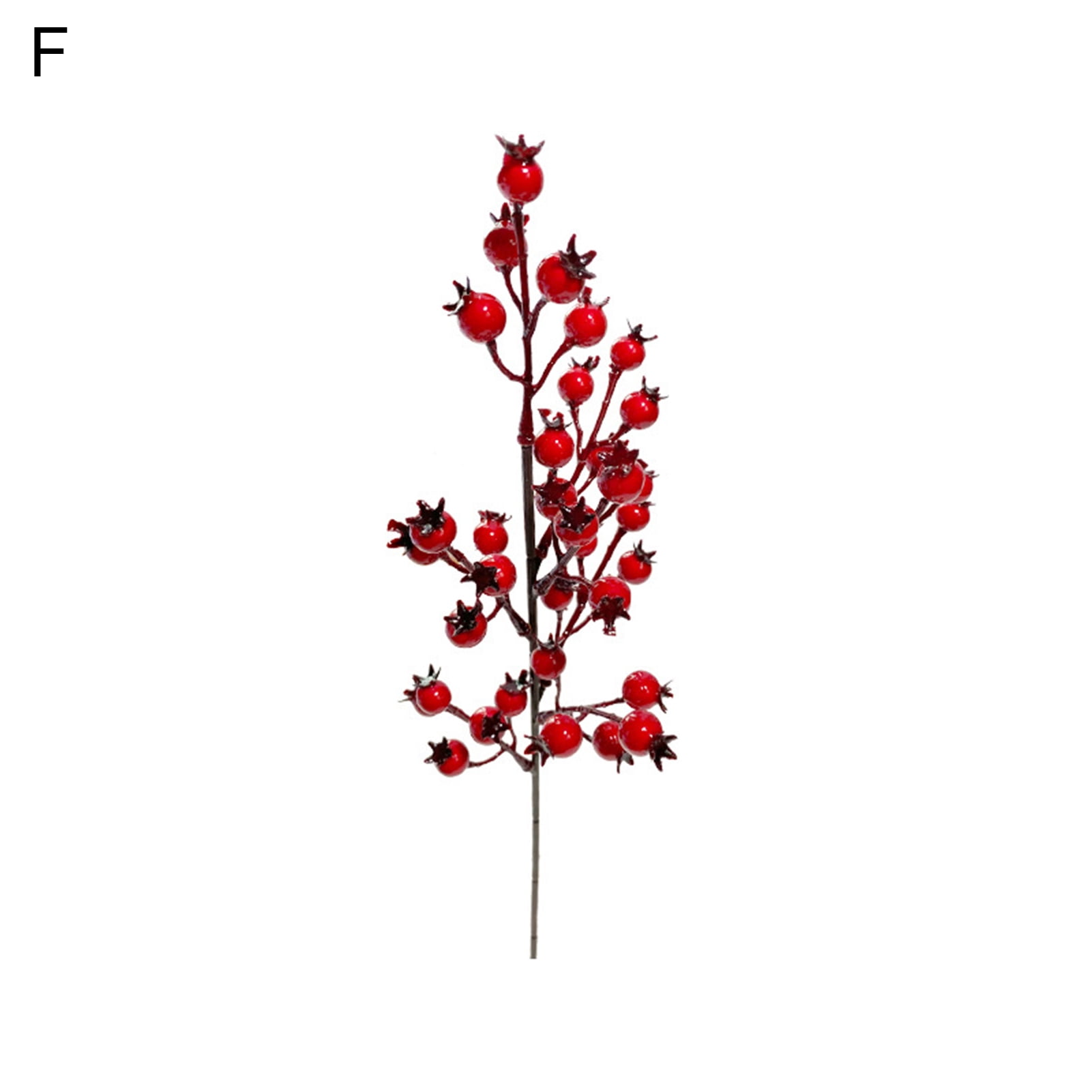 AURORA TRADE 10PCS Artificial Red Berry Twig Stems, 9 inch
