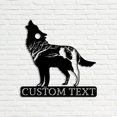 thumbnail image 5 of Handmadetneonsign Custom Howling Wolf Metal Wall Art LED Light - Personalized Moon Tree Wolf Metal, 5 of 5