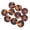 Imitation Tortoise Shell 36L, variant on Mibo 10pcs Polyester Suiting and Coat Button - Imitation Tortoise Shell - 4 Hole - Classic Shape with Rim - 32L(20mm)