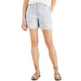 thumbnail image 3 of INC International Concepts Womens High Rise Patch Pocket Shorts Light Indigo 2, 3 of 3