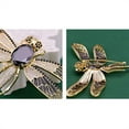 thumbnail image 3 of Vintage Dragonfly Brooch High-end Brooch Fashion Accessories Large Luxury Pin Suit, Shawl, Sweater Decoration Accessories, 3 of 5