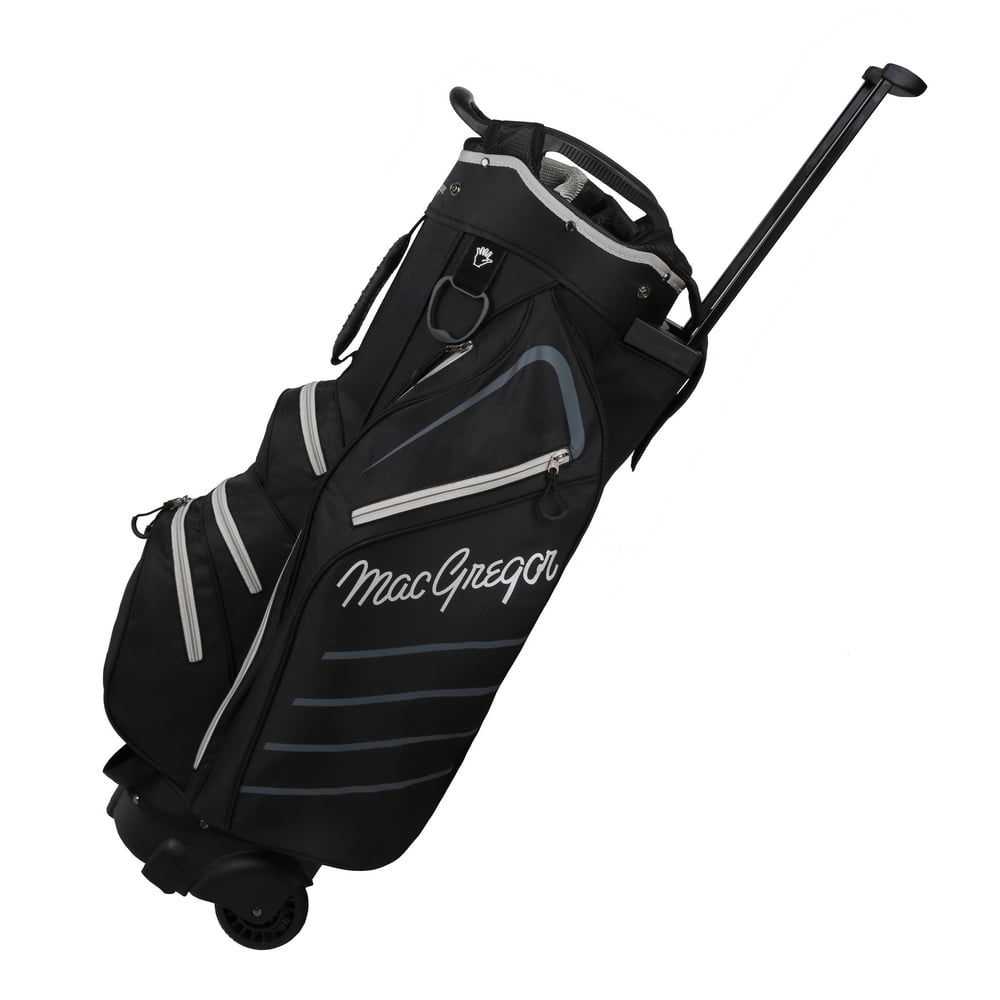 MacGregor Golf VIP Cart Bag with Built In Wheels / Handle, 14 Way