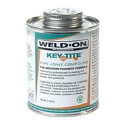 Weld-On 10064 505 Key Tite Metal Pipe Thread Sealant, Low-VOC, Green, 1 Pint (16 fl oz)