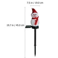 thumbnail image 4 of PENGXIANG Snowman Shape LED Solar Lights Waterproof Colorful Decorative Light for Garden Yard Patio Pathway, 4 of 4
