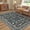 Black/Green/Brown, variant on UERMEI 3x5 Washable Area Rugs for Bedroom Entryway Kitchen, Non-Silp Low-Pile Doormat, Boho Home Decor Carpets, Brown