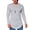 Grey, variant on Men Autumn Solid Color O Neck Long Sleeve Cotton Thin T-shirt Bottoming Top