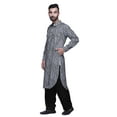 thumbnail image 3 of Atasi Printed Rayon Pathani Kurta With Solid Salwar For Mens Party Wear, 3 of 5