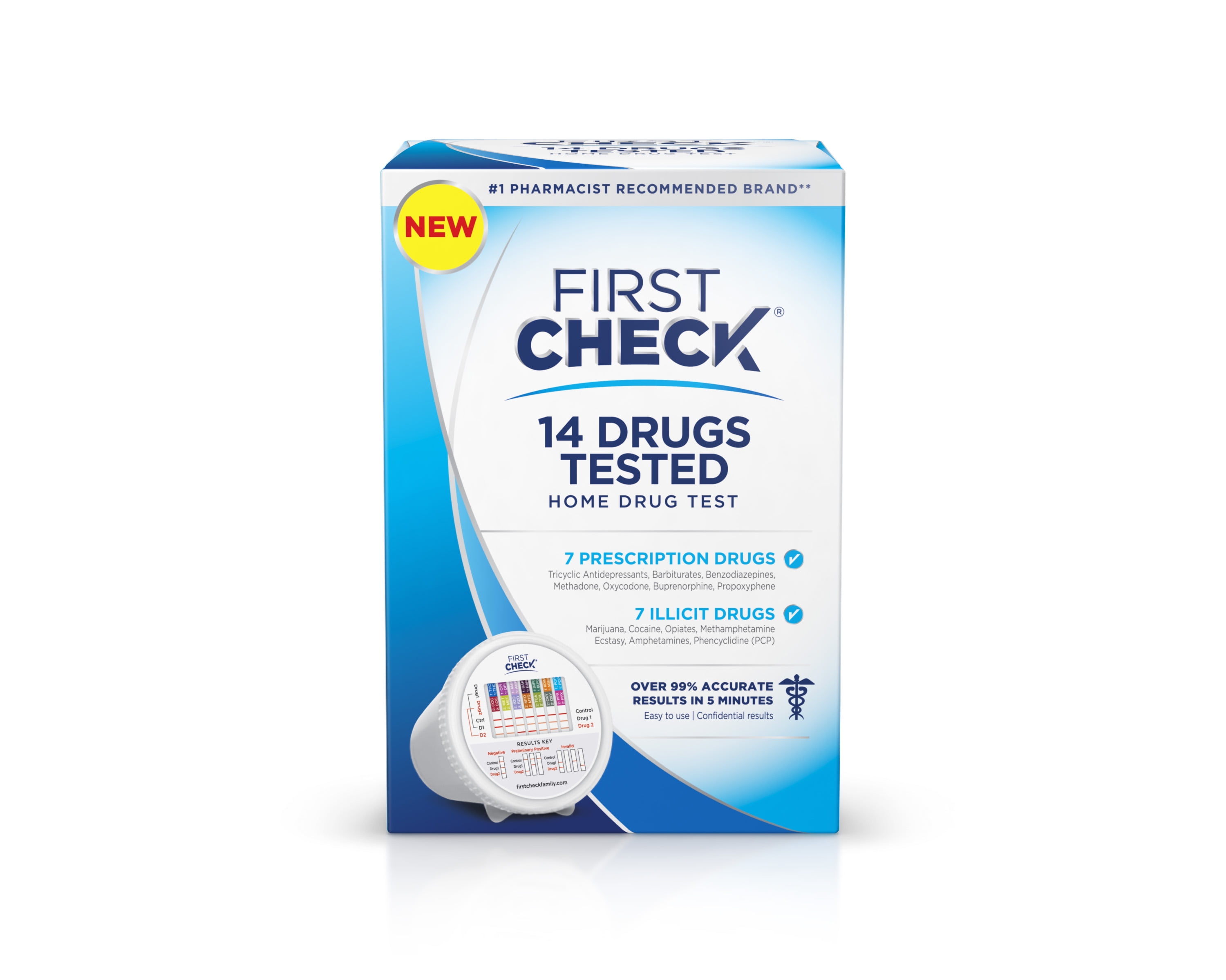 First Check 14 Panel At Home Drug Test 1 Ct Walmart Com