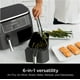 thumbnail image 2 of Reacondicionado Air Fryer Ninja AD150 Foodi, 8 cuartos de galón, 6 en 1, DualZone, negra, 2 of 7