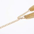thumbnail image 4 of Cinturón con purpurina para mujer, cinturón dorado, cinturón de mujer para vestidos, cinturón con cadena, cinturón de cadena con diamantes de imitación, cinturón de cadena plateado, cinturón dorado, 4 of 4