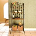 thumbnail image 4 of SEI Furniture Carlsbad Baker's Rack in Black, 4 of 4