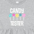 thumbnail image 4 of Inktastic Candy Tester Cute Sweets Girls Baby Dress, 4 of 5