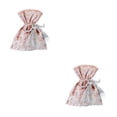thumbnail image 4 of Billuyoard Candy Drawstring Bag Boda Chocolates Favores Regalos Paquete Bolsa Rosa 2piezas, 4 of 6