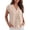 Apricot, variant on Women Tops V Neck T Shirts Cap Sleeve Business Casual Tops for Women Summer Loose Fit Dressy Work Office Blouses Cute Clothes Trendy Outfits Navy Blue L