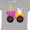 thumbnail image 4 of Inktastic Easter Bunny in Dump Truck Delivering Easter Eggs Boys or Girls Baby Bodysuit, 4 of 5