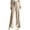 Beige, variant on UYISJ Wide Leg Sweatpants for Women Casual Elastic High Waisted Trousers Drawstring Long Open Bottom Pants with Pockets 3XL