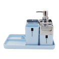 thumbnail image 1 of Porta cepillo de dientes Juego De Accesorios Para El Baño 5x Juego De Regalo Soporte Para Cepillo De Dientes, Taza Para Cepillo De Dientes Azul Azul Magideal Porta cepillo de dientes, 1 of 7