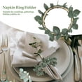 thumbnail image 3 of Napkin Ring Set, 4 Pieces Leaf Decor Napkin Rings Table Decoration  for Family Gathering Dinner, 3 of 7