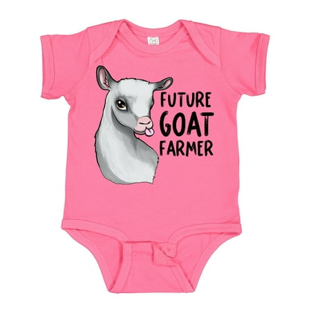 

Inktastic Future Goat Farmer Gift Baby Boy or Baby Girl Bodysuit