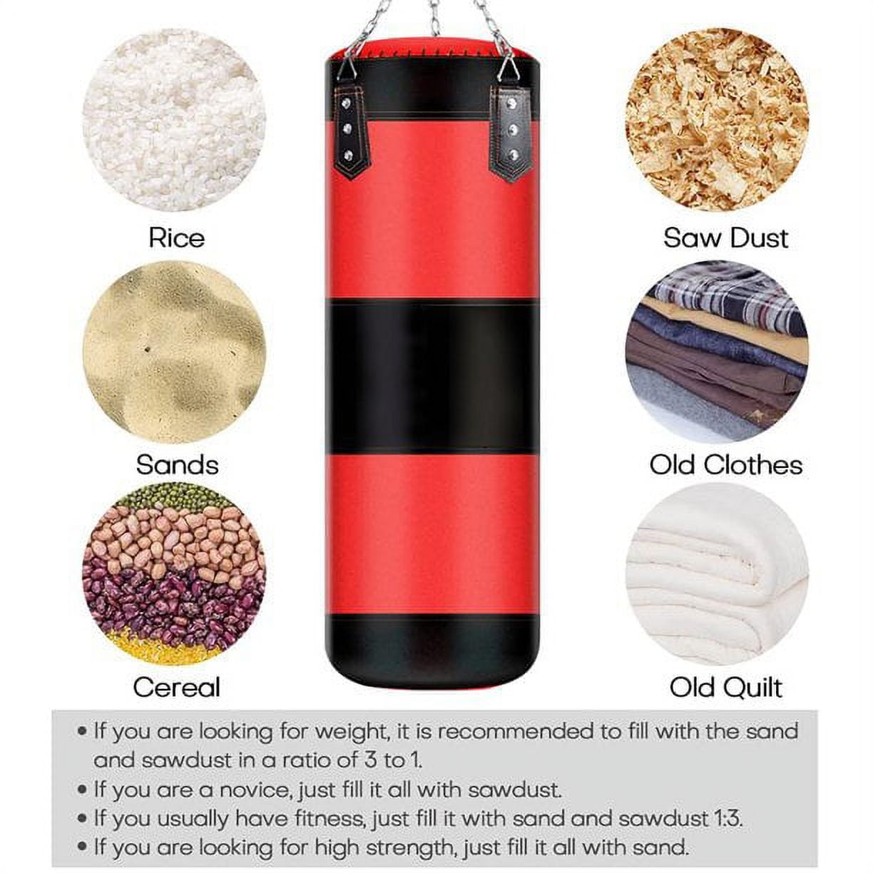 Punching bag filling sawdust online