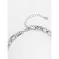 thumbnail image 5 of Scenario Women's Rhodium-Tone Chunky Twist Chain Necklace, 5 of 6