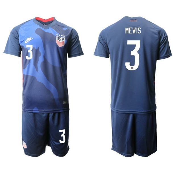 لولي بوب كيك Men 2020-2021 Season National team United States away blue 3 Soccer Jersey سامسونج نوت