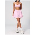 thumbnail image 3 of AEXTO Two Piece Tennis Skirt Sets Athletic 2 Piece Workout Sets for Women with Pockets, 3 of 7