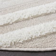 thumbnail image 3 of SAFAVIEH Trends Yvette Geometric Area Rug, Beige/Ivory, 6'7" x 6'7" Round, 3 of 8
