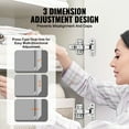 thumbnail image 4 of VEVOR Cabinet Door Hinges 40 Packs Full Overlay Soft Close, 4 of 9