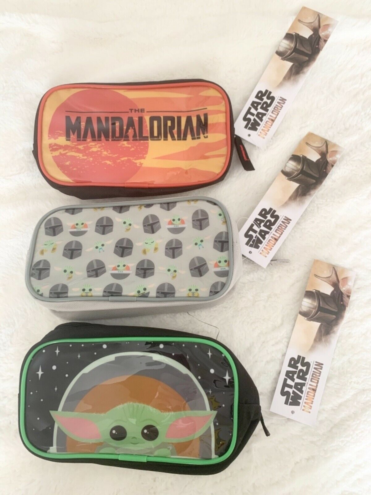 Star Wars Mandalorian Baby Yoda Pencil Case Box For School Children and Students 