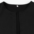 thumbnail image 4 of Vestido de Manga Corta para las Mujeres Cuello de Tripulación Casual Primavera Y Verano de Uso Diario, Diseño de Empalme Halagador con Tela Estirable Confort, 4 of 7