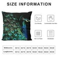 thumbnail image 5 of Nawypu  Peacock Feather Throw Pillow Covers Sofa Pillowcase Car Square Throw Pillowcases Home Decoration, 5 of 5