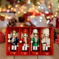 thumbnail image 6 of FVDPWYE Set of 4 Wooden Christmas Nutcracker Handcrafted Sturdy for Table Display Lightweight Xmas Gift Collection Desktop Decoration Multi Color 10cm, 6 of 9