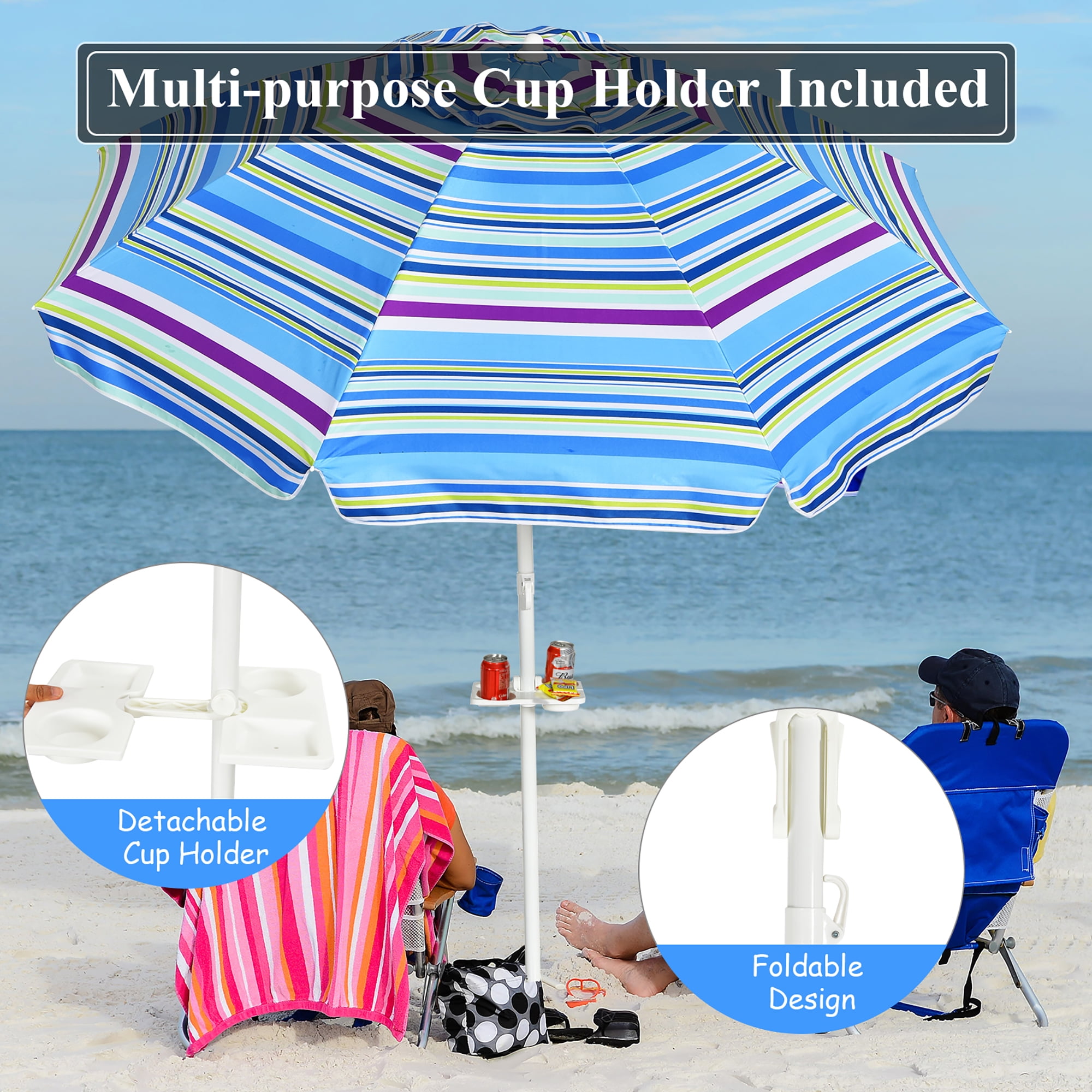 Umbrella Holds Your Cups For You