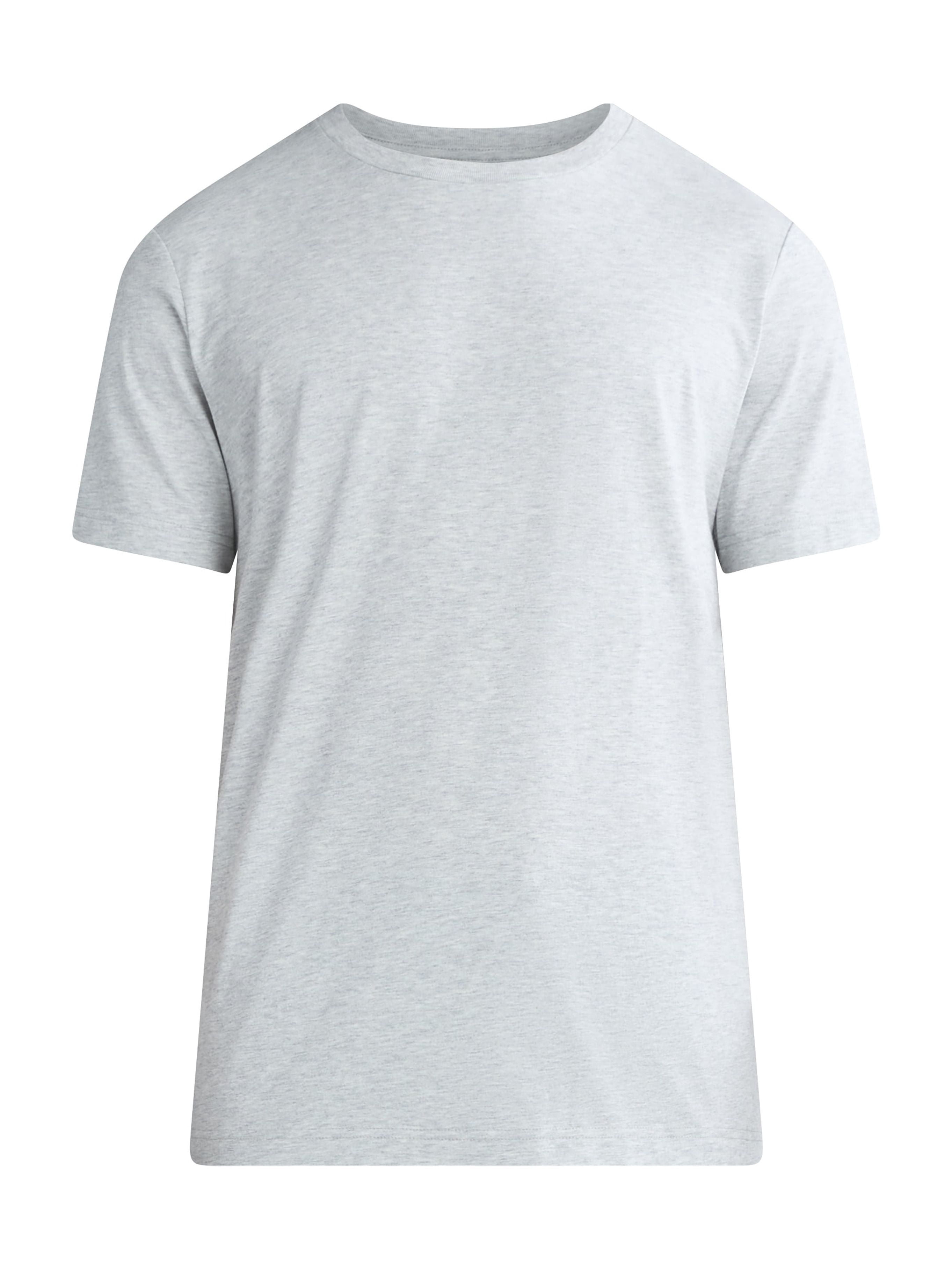 Men's & Big Men's 3-Pack Crewneck Tee with Short Sleeves, Sizes XS-3XL