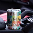 thumbnail image 4 of 30oz Boston Terrier Tumblers Stainless Steel Tumbler with Lid and Straw,Vacuum Insulated Double Wall Travel Tumbler Cups Mug with Cleaning Brush for Coffee,Tea, 4 of 7