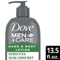 thumbnail image 6 of Dove Men+Care Sensitive Skin Comfort Men's Hand & Body Lotion Dry Skin Aloe, 13.5 oz, 6 of 15