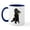 White/Navy Inside, variant on CafePress - Lab With Duck Mug - 11 oz Ceramic Mug - Novelty Coffee Tea Cup
