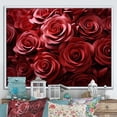thumbnail image 2 of Designart "Classic Elegance Red Rose Resonance I" Oversized Floral Framed Wall Art - Modern Red Roses Hallway Framed Wall Art Decor, 2 of 7