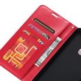 thumbnail image 5 of Allytech Samsung Galaxy S21 Ultra Case, Premium PU Leather Slim Folio Kickstand Shockproof Impact Resistant Credit Cards Holders Wallet Case Cover for Samsung Galaxy S21 Ultra 6.8-Inch, Red, 5 of 6