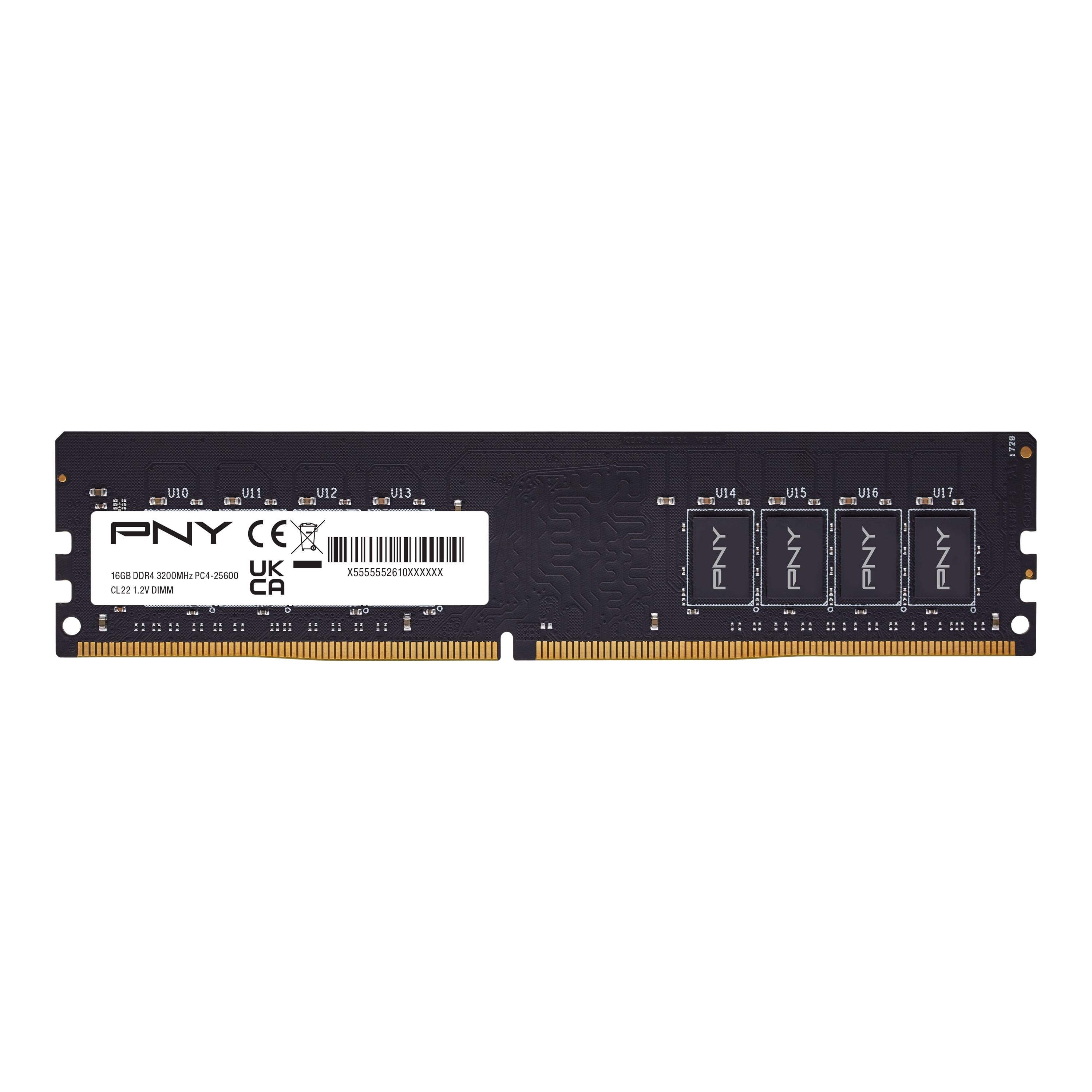 PNY Performance 16GB DDR4 3200MHz (PC4-25600) CL22 1.2V Desktop Memory