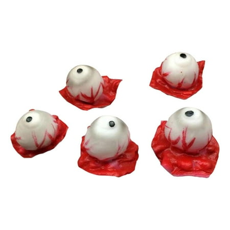 

5 Pcs Realistic Eyeball Props White & Red Eyeballs Eyeball Prank Props Prop Prop Decoration For Party