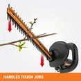 thumbnail image 4 of WORX 20” 20 Volt Battery Powered Power Hedge Trimmer, Lightweight Compact, 4 of 9