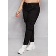 thumbnail image 2 of Womens Plus Size Double Cargo Pocket Joggers, 2 of 3