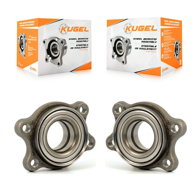 Kugel Rear Wheel Bearing Assembly Pair for Car Audi A6 Quattro A8 R8 S6 S8 Volkswagen Phaeton - Left Right Side (Driver Passenger) K70-101026